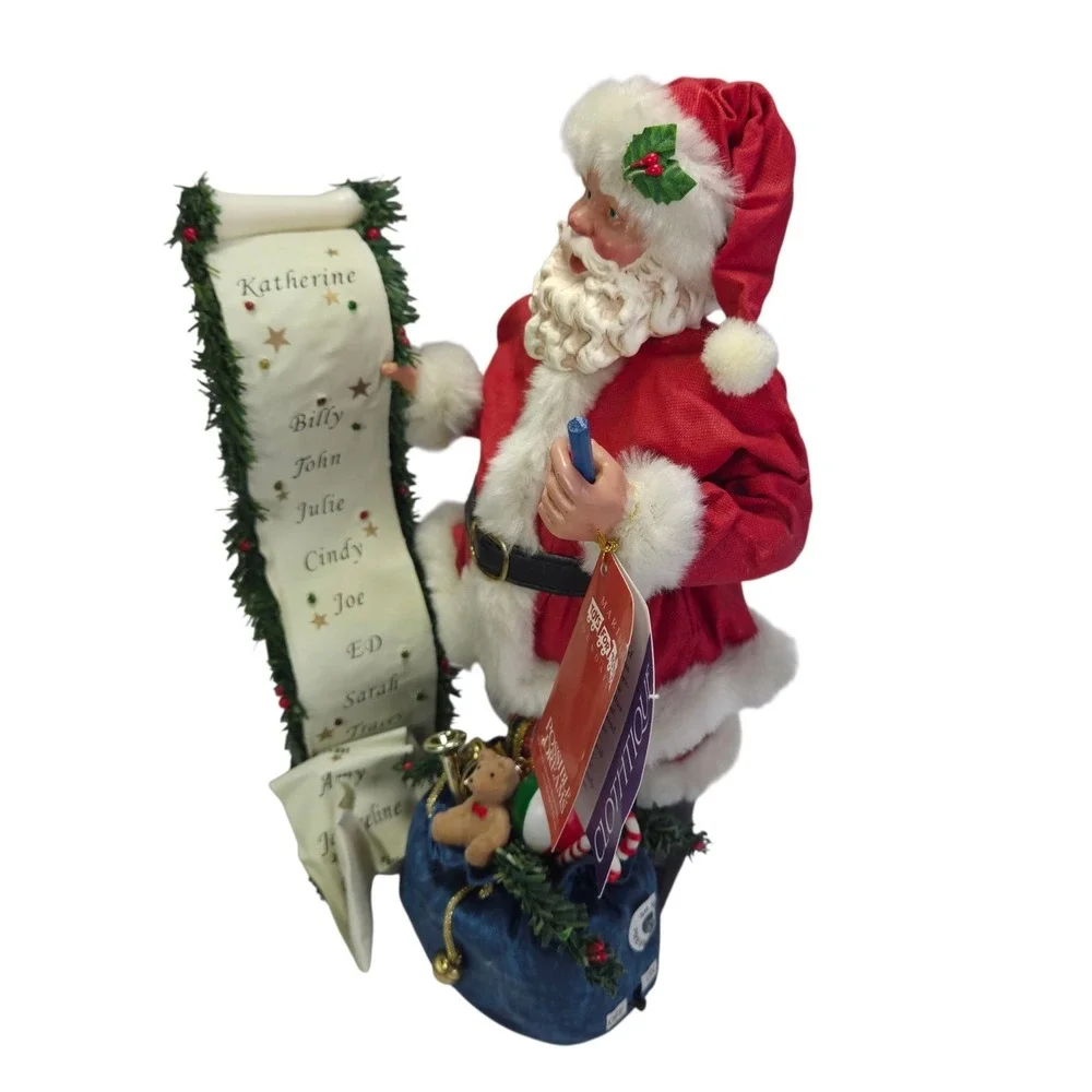 Possible Dreams Santa Claus A Lengthy List Christmas Musical Lighted Vtg Video